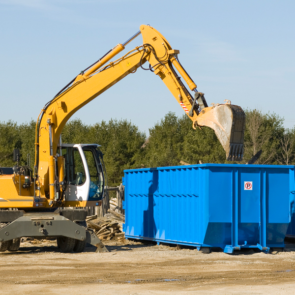 how many times can i have a residential dumpster rental emptied in Butlerville